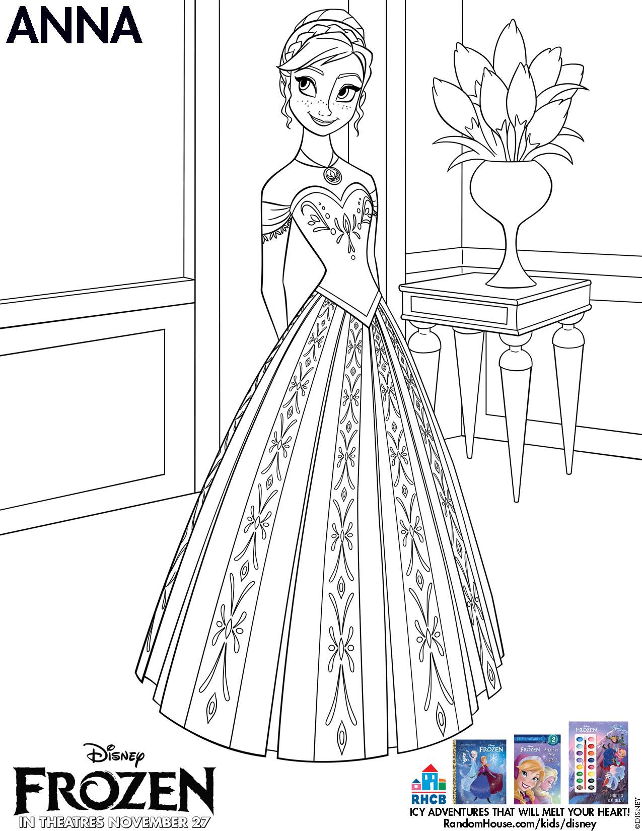 free coloring pages disney frozen - photo #20