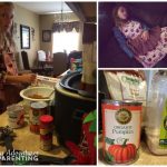 baking pies with Baby Sis