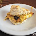 easy cheesy sausage egg sandwich