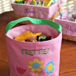 repurposing personalized easter baskets