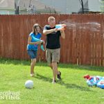 Nerf Super Soaker fun with Dad
