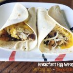 Breakfast Egg Wrap with Over-Easy Eggs or Sunny Side Up Eggs