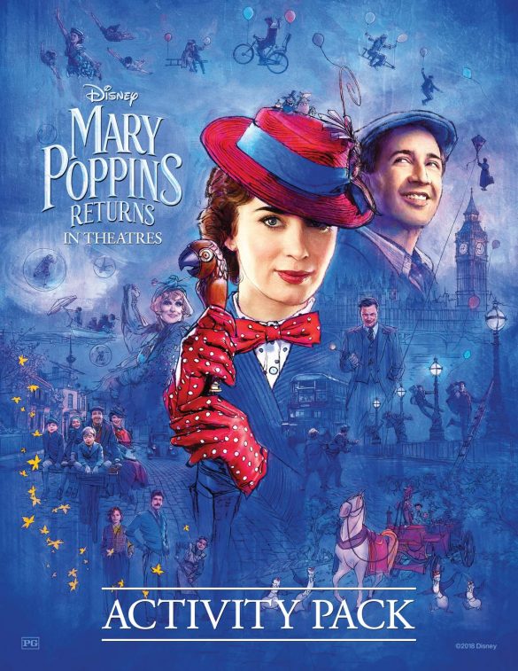 Mary Poppins Returns Coloring Pages And Activity Sheets Crazy