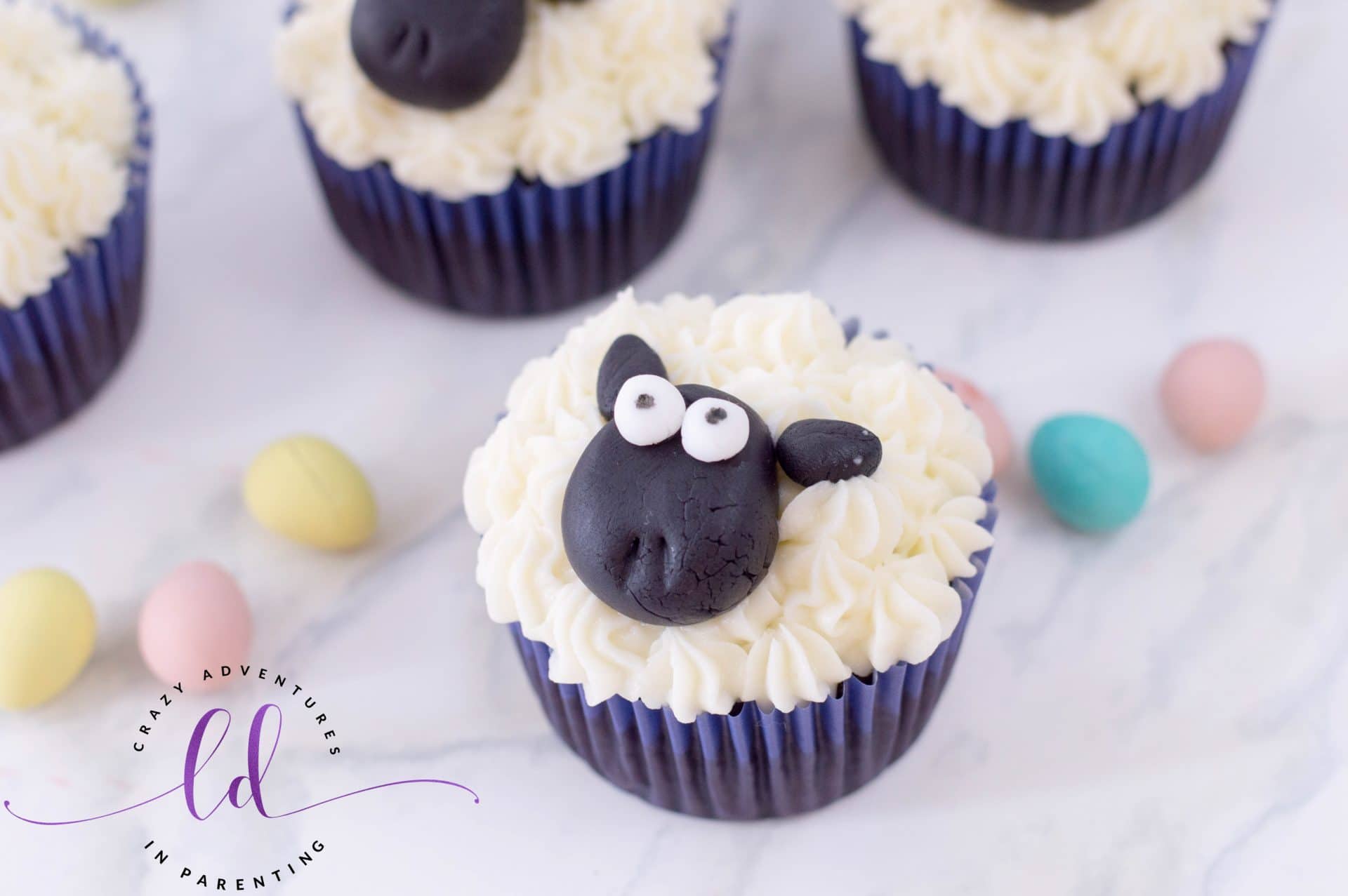 Sheep Cupcakes Crazy Adventures In Parenting