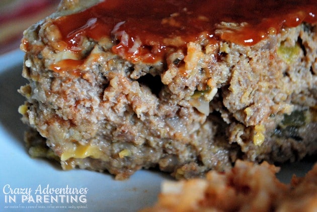 cajun meatloaf sliced