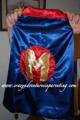 sewn super hero cape handmade