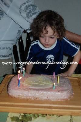 5-year-old birthday boy
