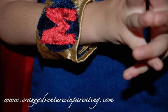 super hero costume wristlets