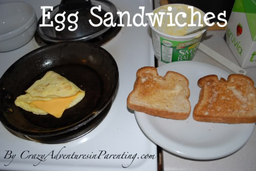 easy egg sandwich