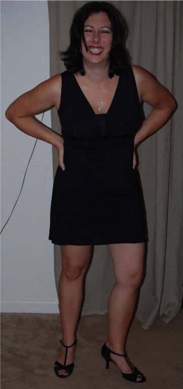 Lisa in SlimPerfect Little Black Dress