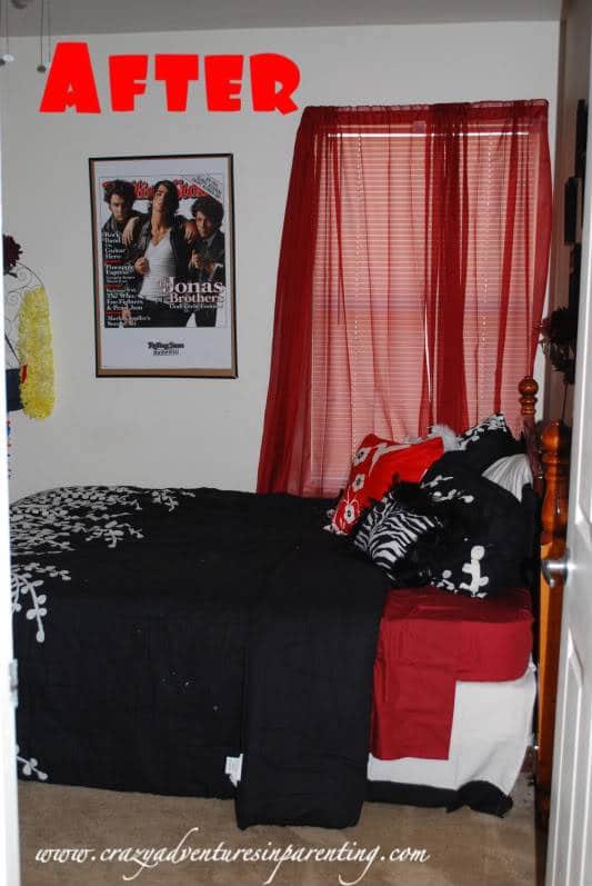 Teen Bedroom Redesign After