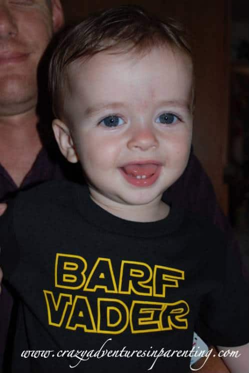 Baby Darth Vader Shirt