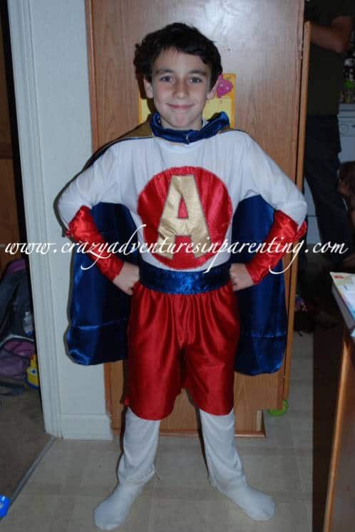 handmade super hero costume