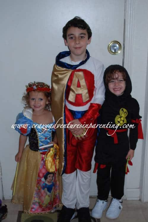 costumed kids