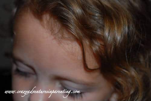 curly haired toddler