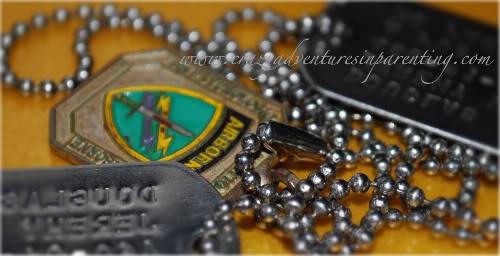 military dog tags