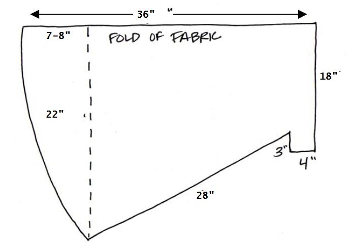 measurements for super hero cape