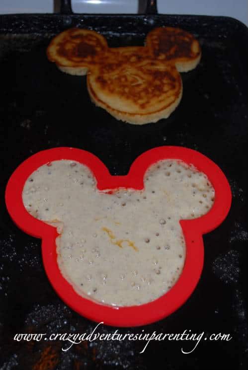 mickey shaped pancakes