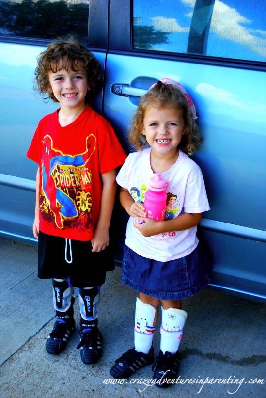 Baby Sis' first soccer practice