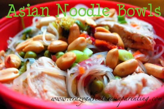 clean eating asian noodle bowls