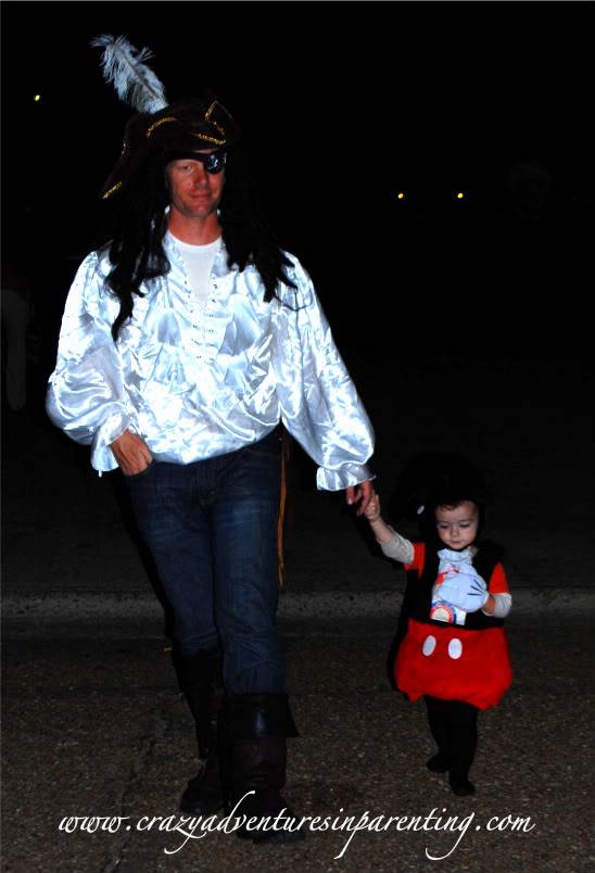 Mickey Mouse and Hubby's Pirate Costume