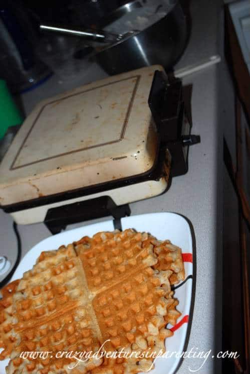 homemade waffles