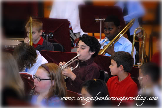 trumpet solo in band concert