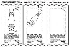 Heinz Ketchup Creativity Contest Kit