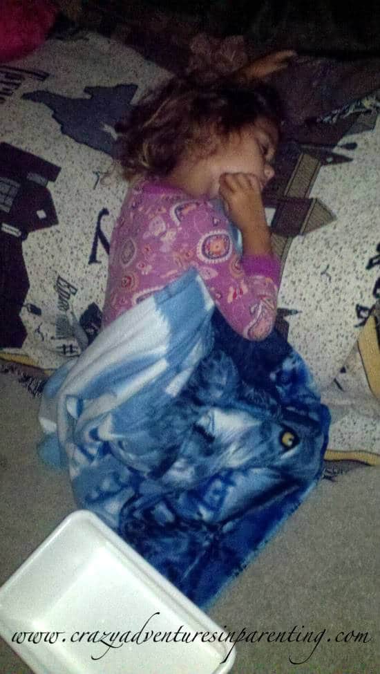 kids sleep anywhere