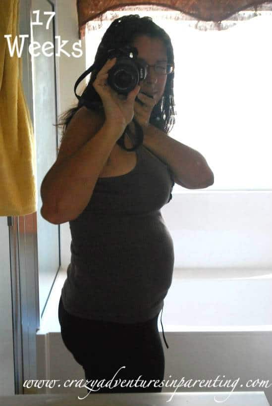 baby belly 17 weeks