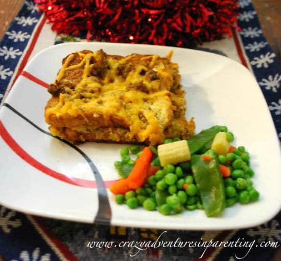 kid-friendly cheeseburger casserole