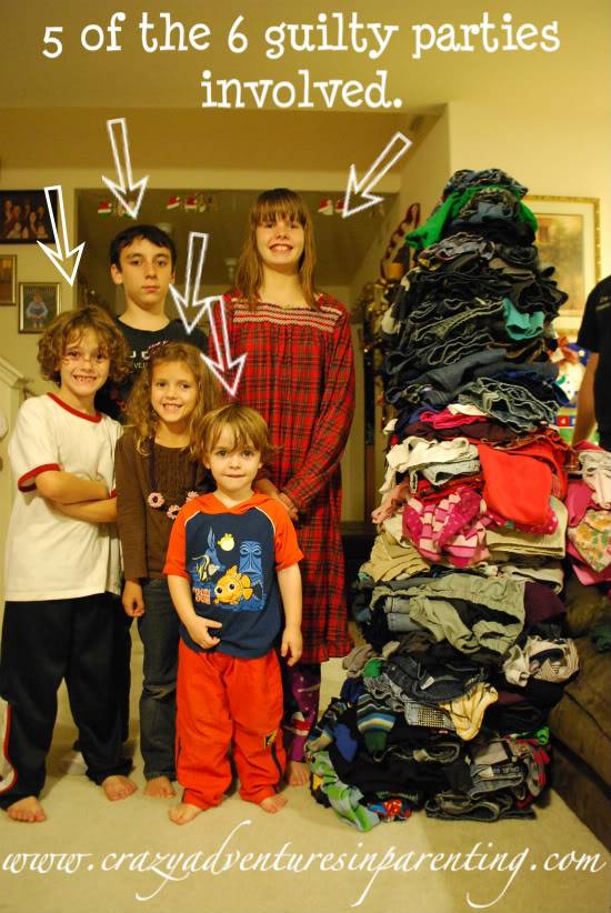 big families laundry