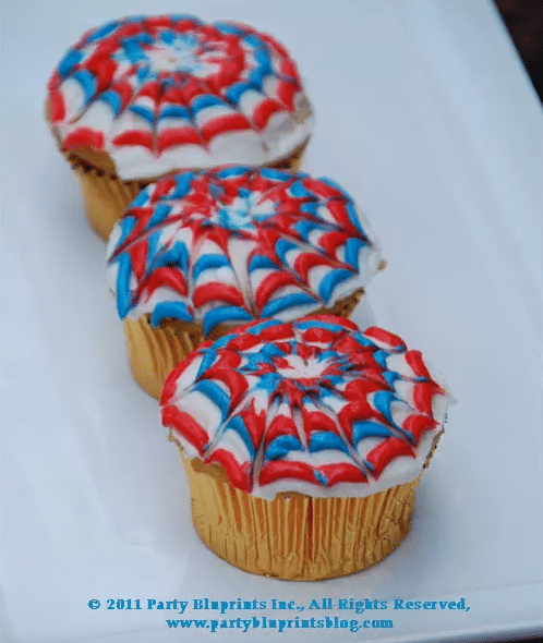 Firecracker Cupcakes