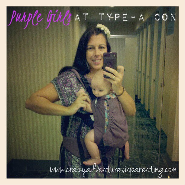 lisa and baby at type-a conference