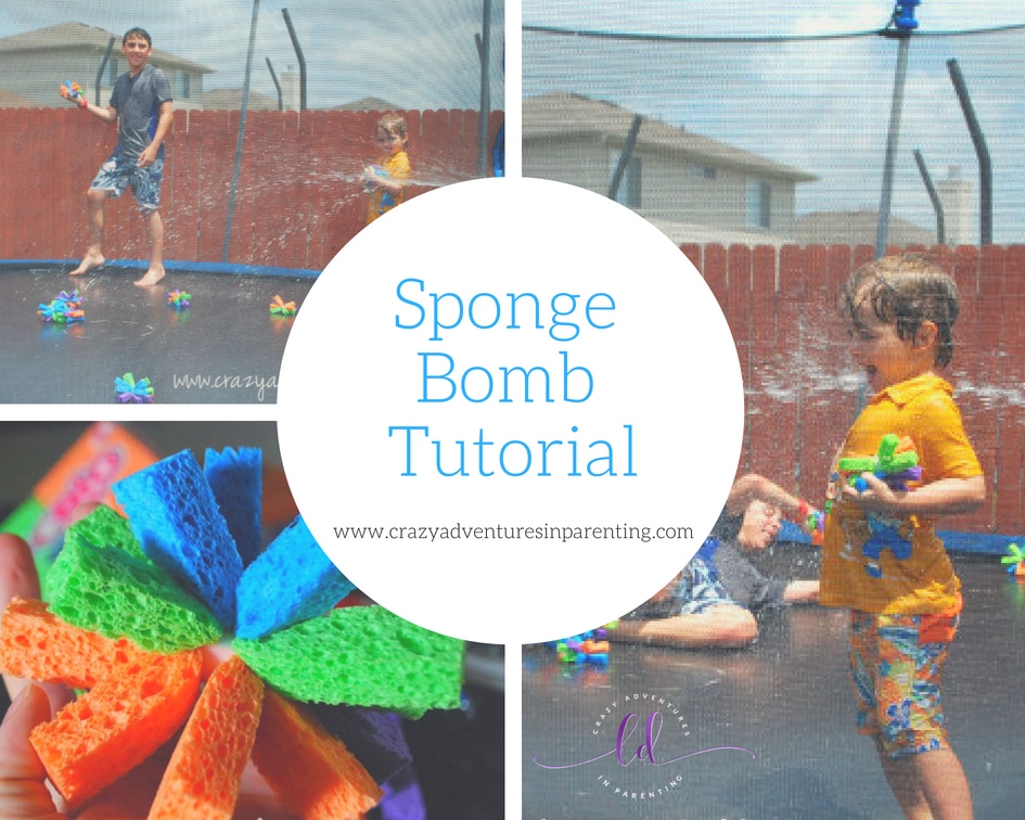 Sponge Bomb Tutorial - how to make sponge bombs water fun for kids