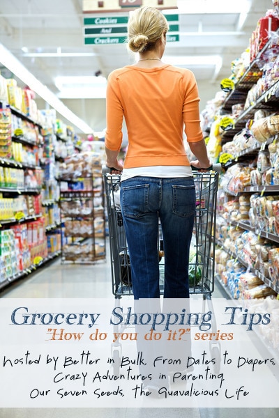 grocery shopping tips for big families