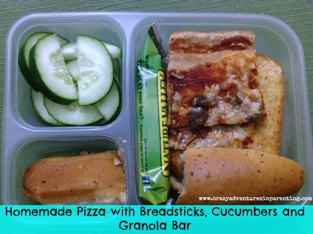 homemade pizza school lunch