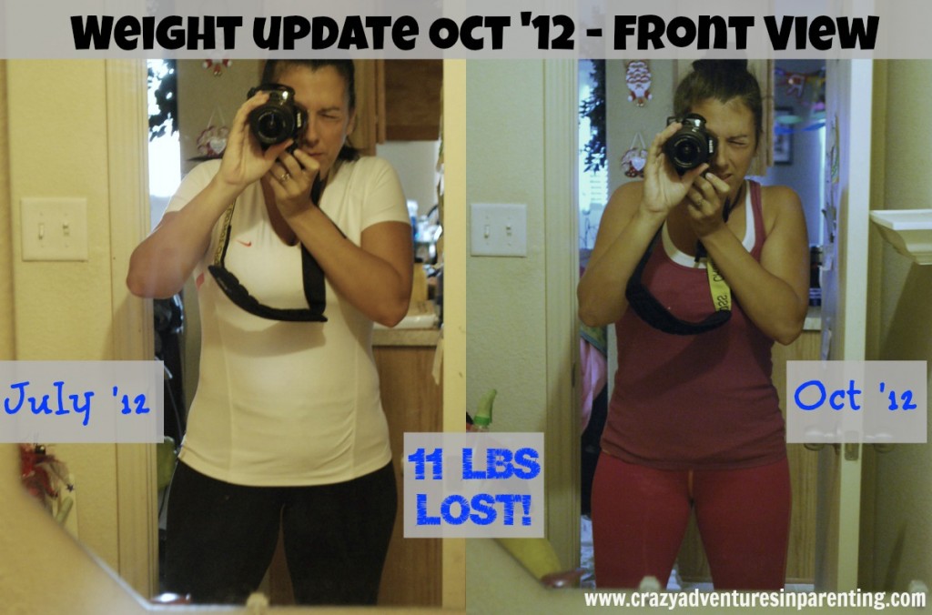 august to october weight oss comparison front view