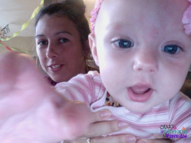 baby v hogging the webcam