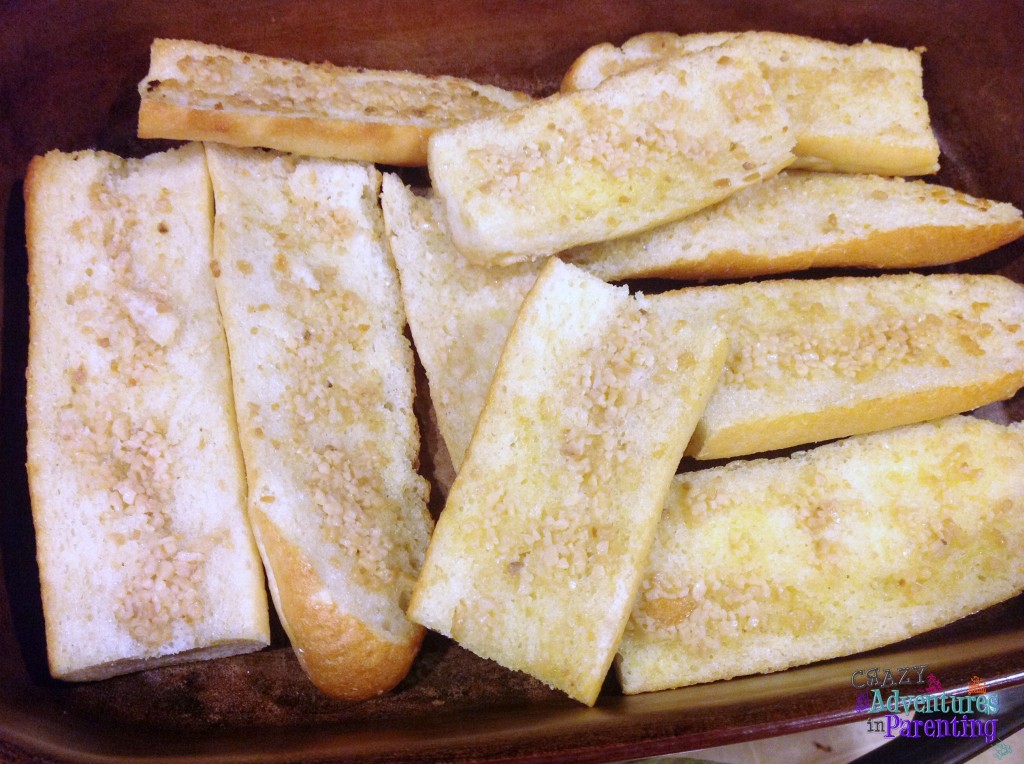 homemade garlic bread