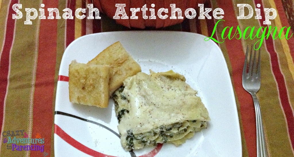 slow cooker recipe spinach artichoke lasagna crock pot recipe