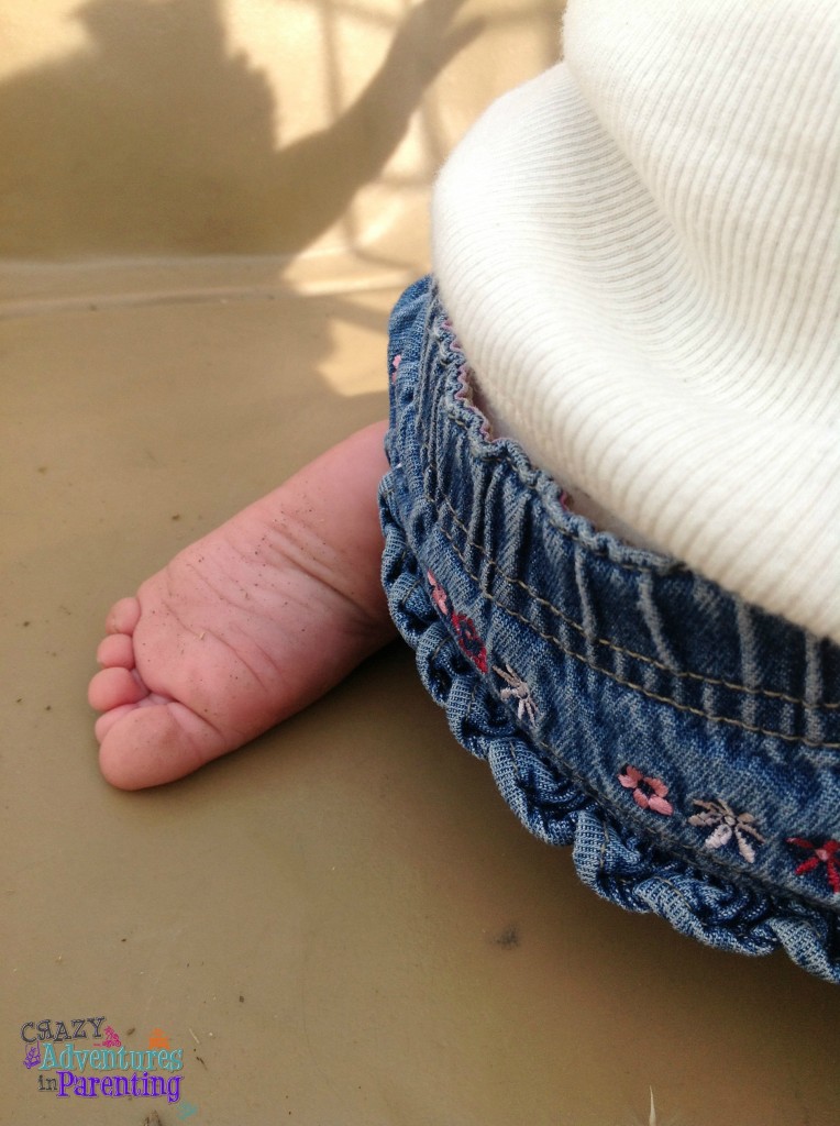 barefoot baby