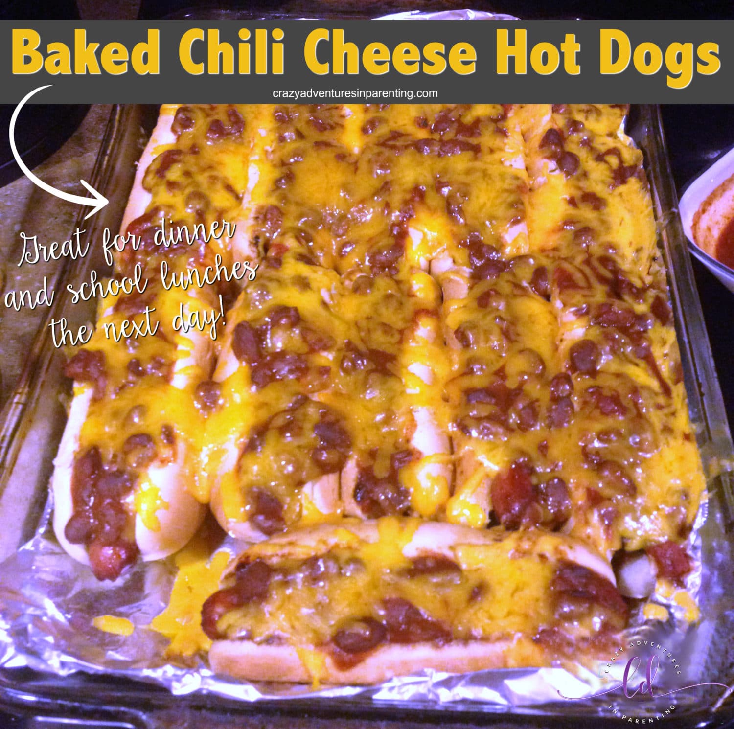 Baked Chili Cheese Hot Dogs Recipe