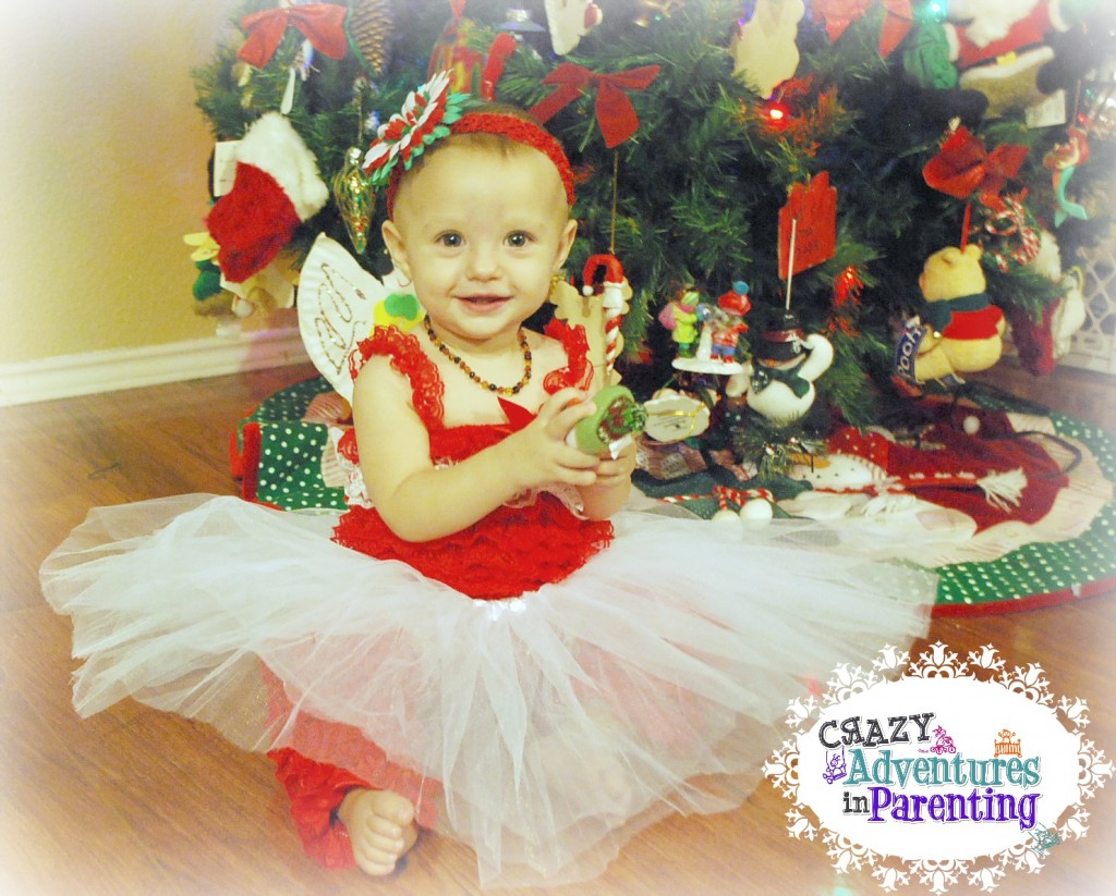 baby v first christmas