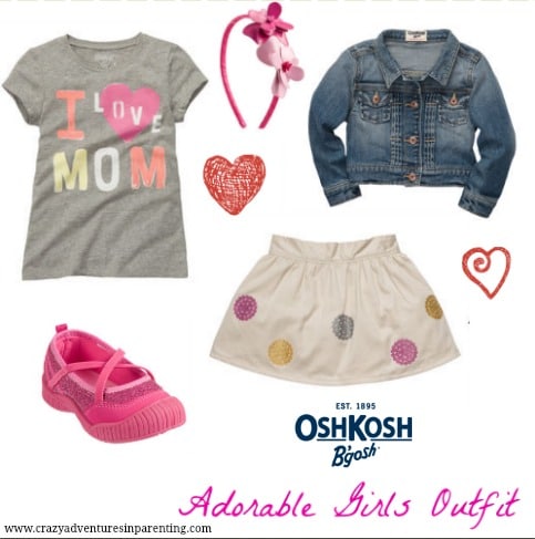 oshkosh b'gosh adorable girls outfit