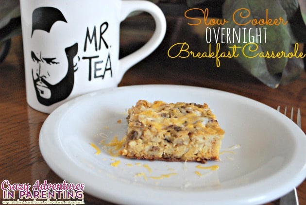 Overnight Slow Cooker Breakfast Casserole