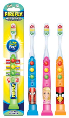 Firefly toothbrushes