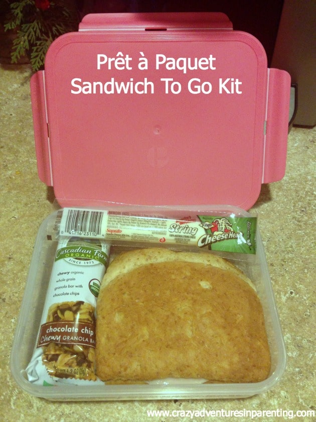 Prêt à Paquet sandwich to go kit
