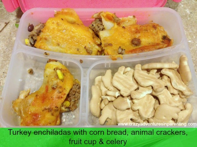 school lunch ideas enchiladas