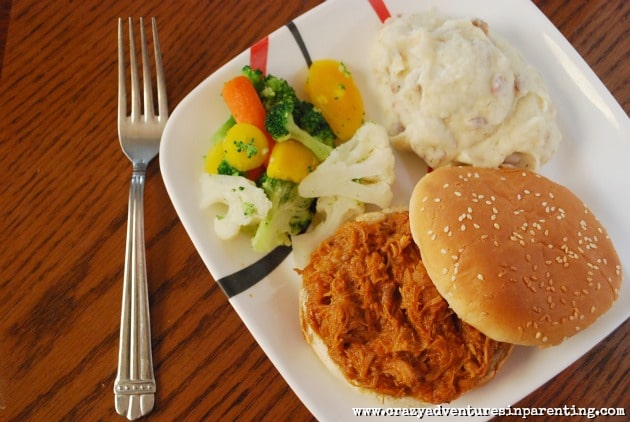 slow cooker pulled barbecue chicken